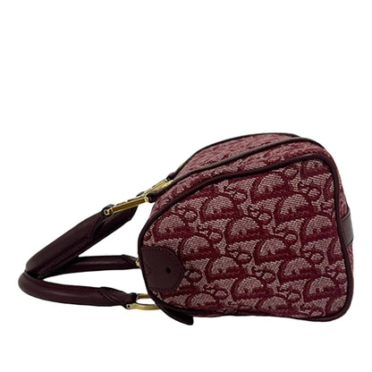 Dior Diorissimo Mini Trotter Canvas Boston Bag