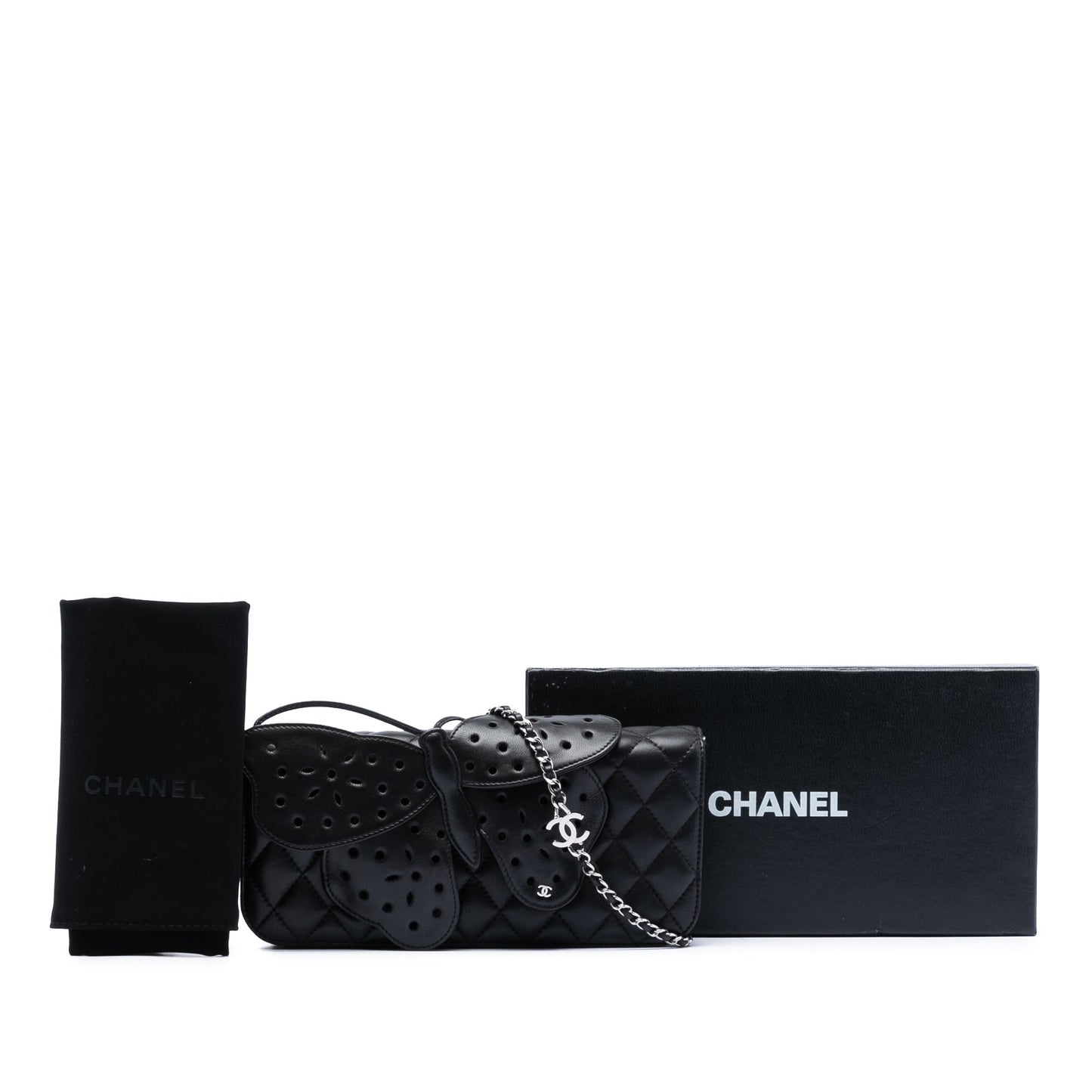 Chanel Butterfly Clutch With Chain