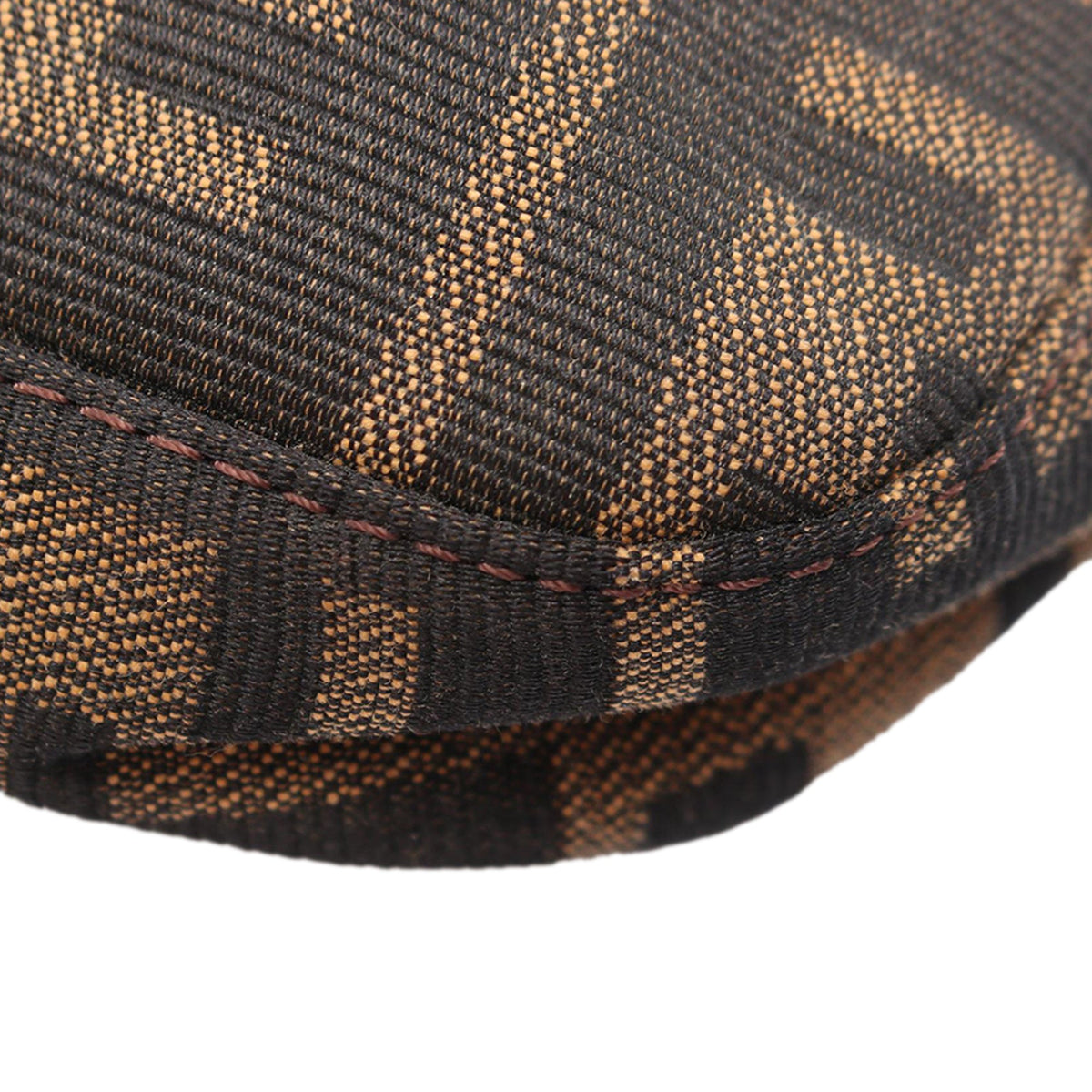 Fendi Zucca Canvas Shoulder Bag