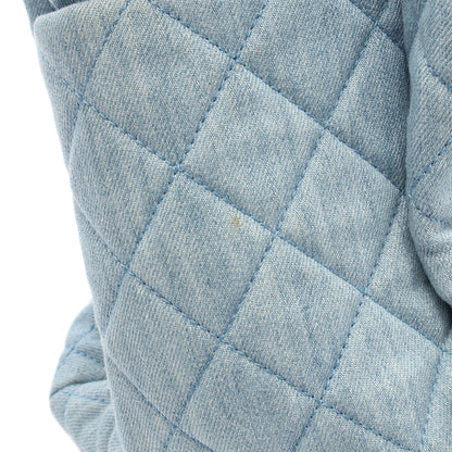 Chanel Quilted Washed Denim Urban Spirit Bucket Bag