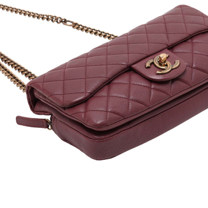 Chanel CC Quilted Lambskin Single Flap
