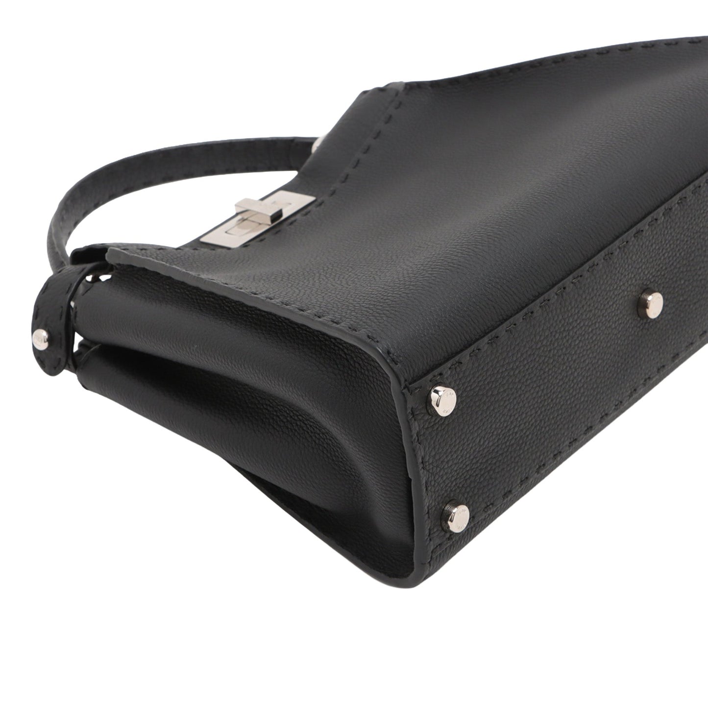 Fendi Leather Peekaboo Selleria Handbag Secondhand