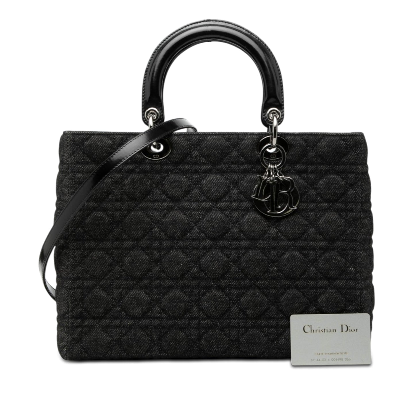 Dior Denim Cannage Lady Dior