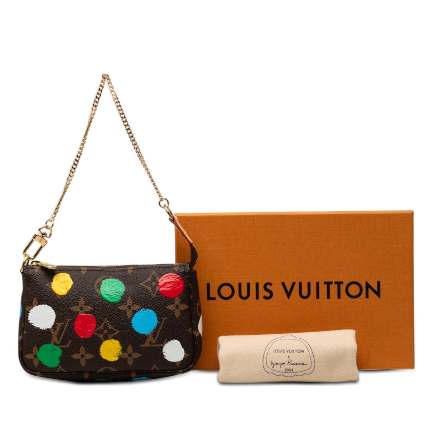 Louis Vuitton Yayoi Kusama Monogram Painted Dots Pochette Accessoires
