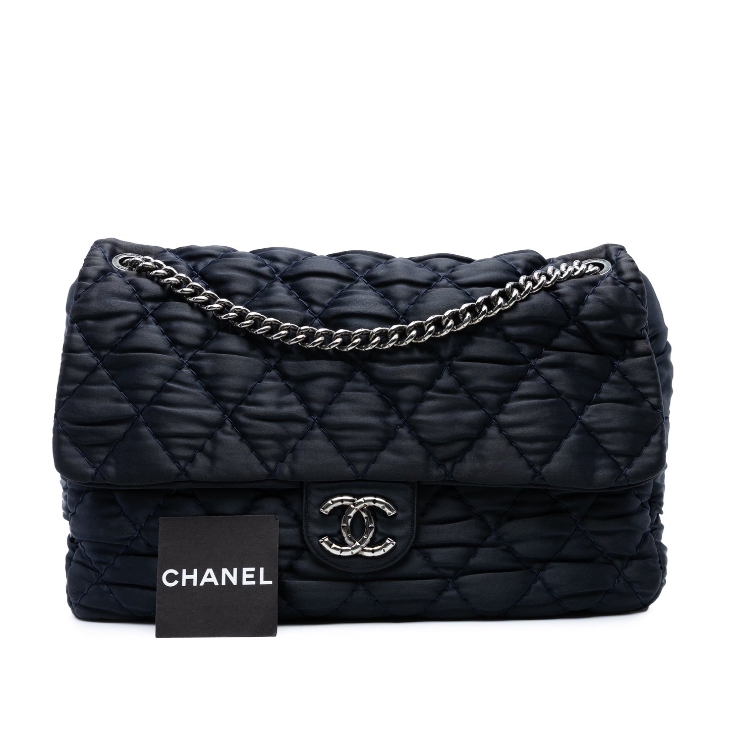 Chanel CC Satin Single Flap
