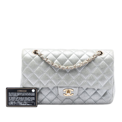 Chanel Medium Classic Metallic Double Flap