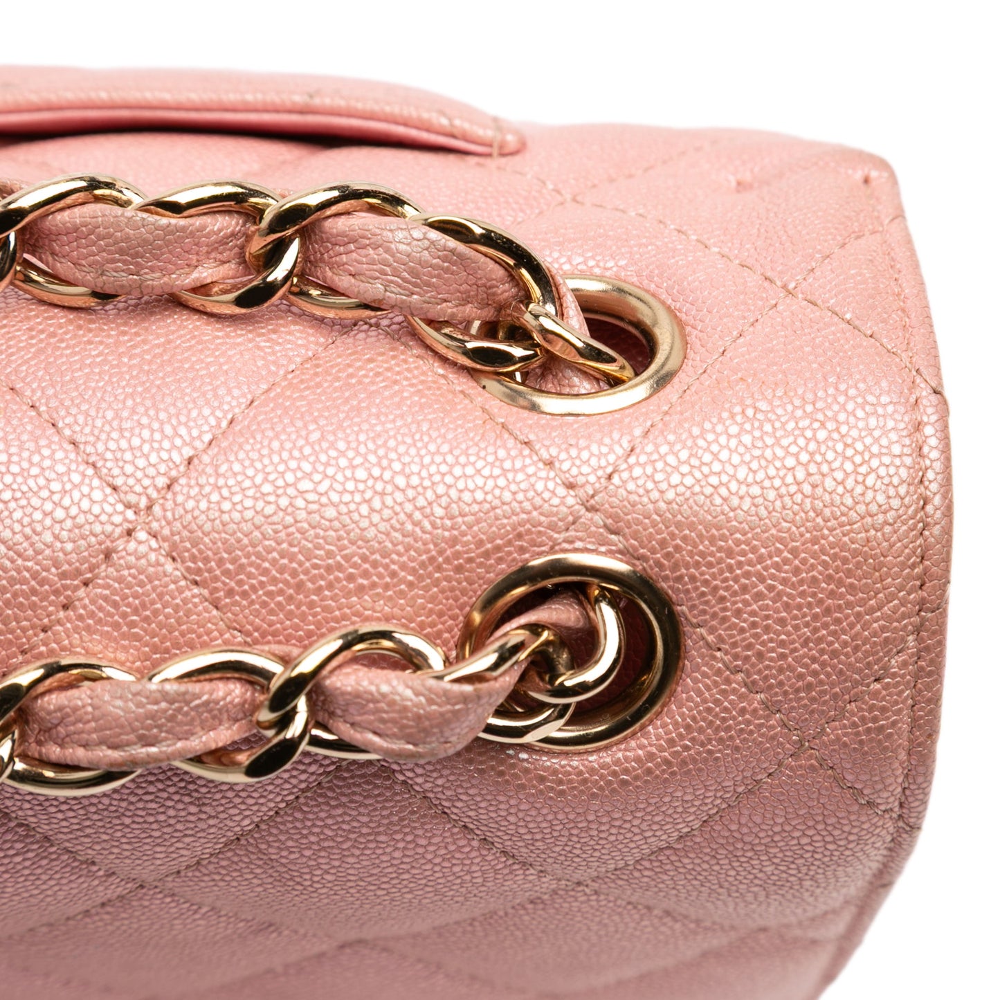 Chanel Jumbo Iridescent Caviar Flap