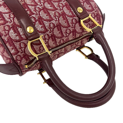 Dior Diorissimo Mini Trotter Canvas Boston Bag