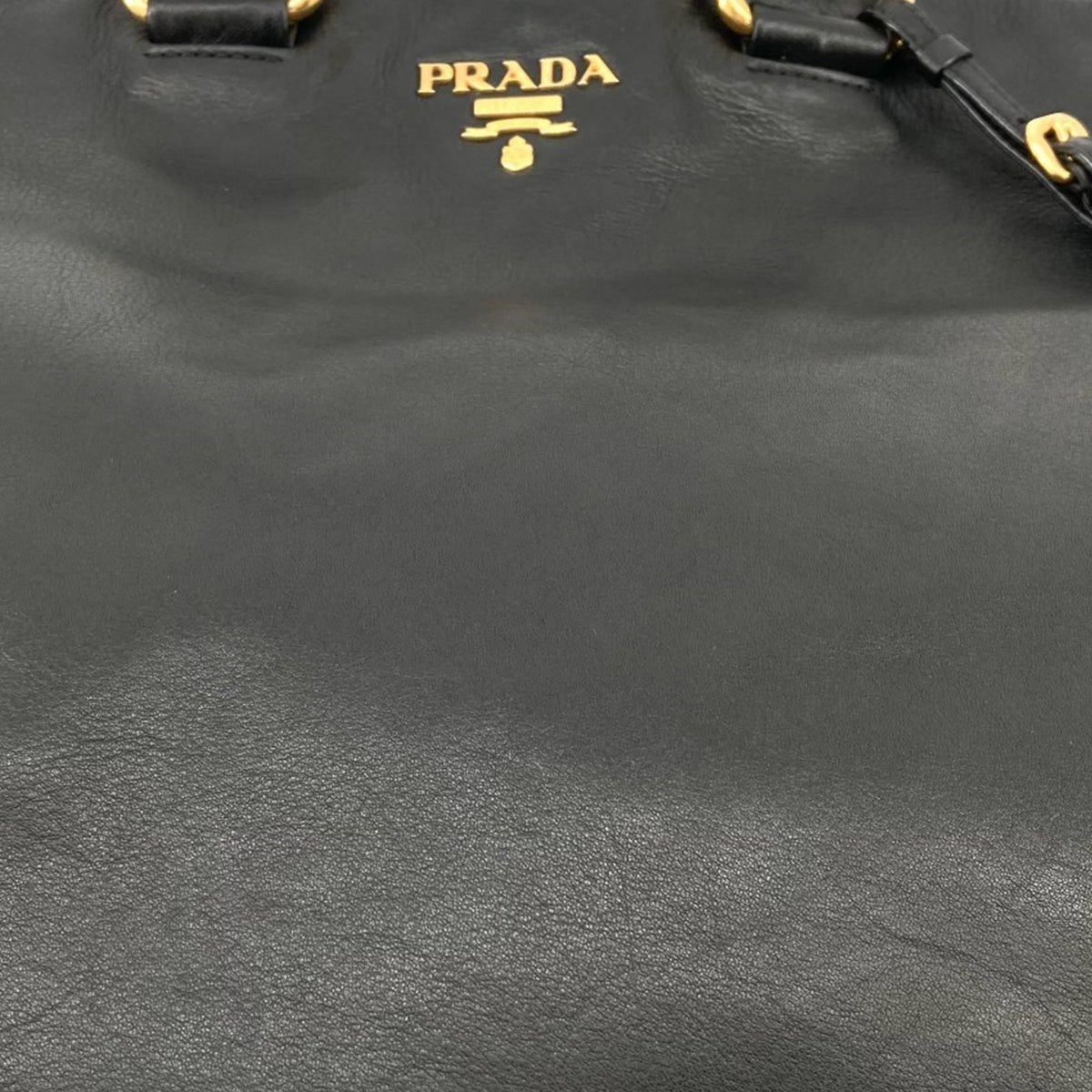 Prada Soft Calf Open Convertible Tote