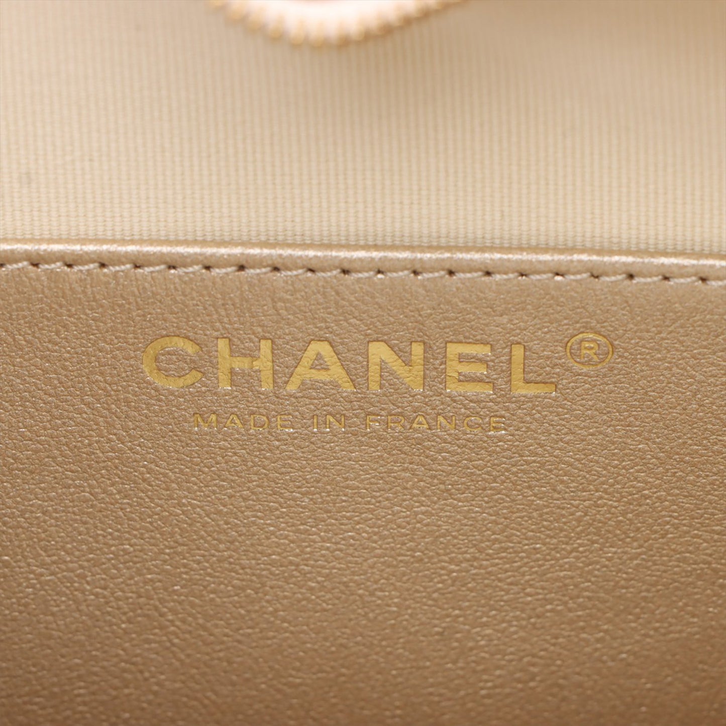 Chanel Metallic Quilted Lambskin CC in Love Heart Bag