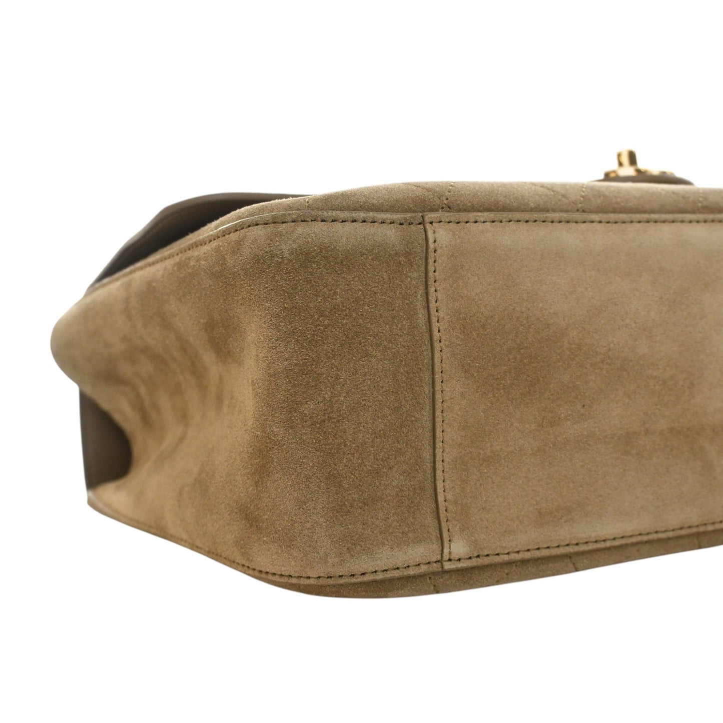 Chanel Quilted Suede Souplissimo Maxi Flap Bag