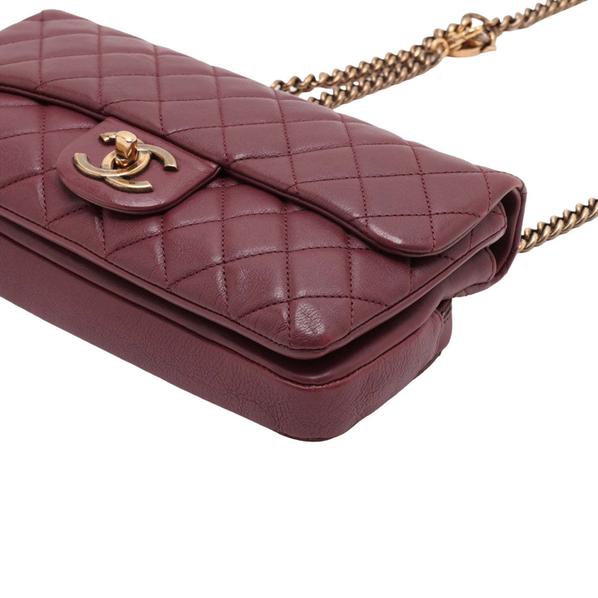 Chanel CC Quilted Lambskin Single Flap
