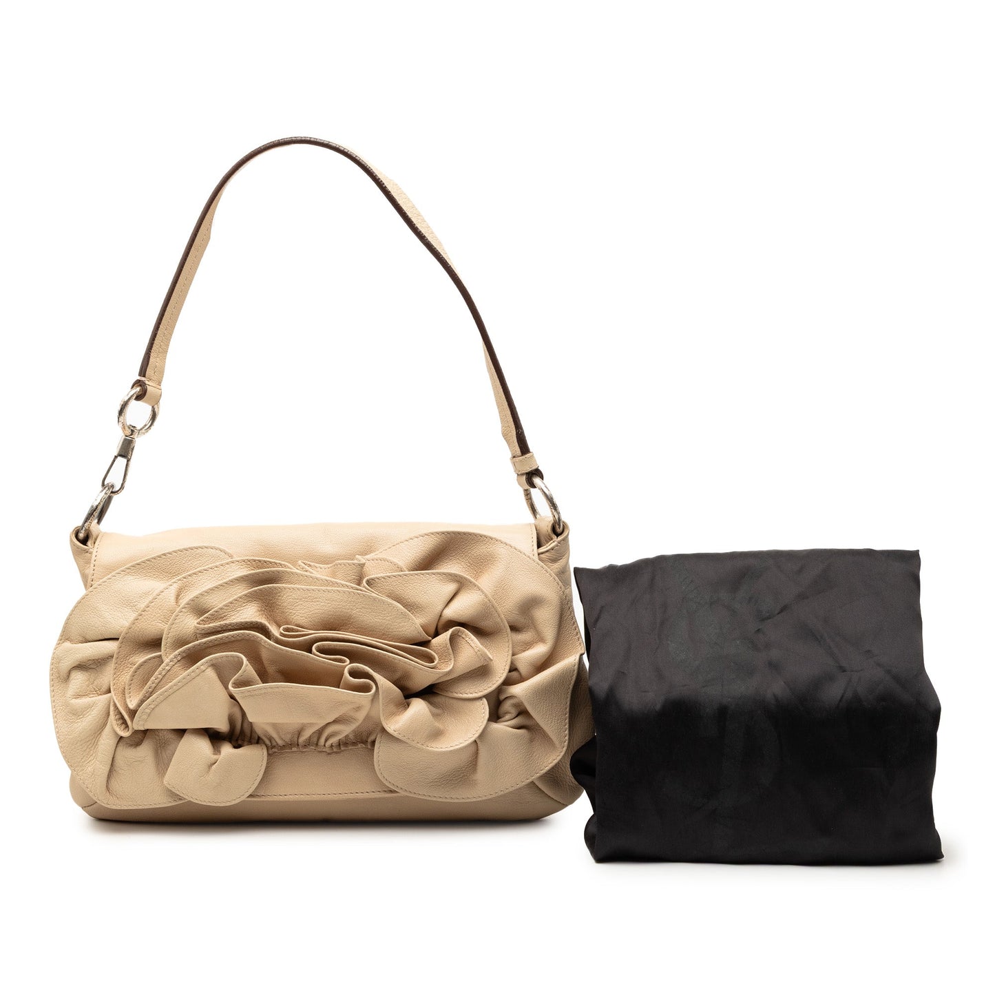 Saint Laurent Nadja Rose Flap Bag