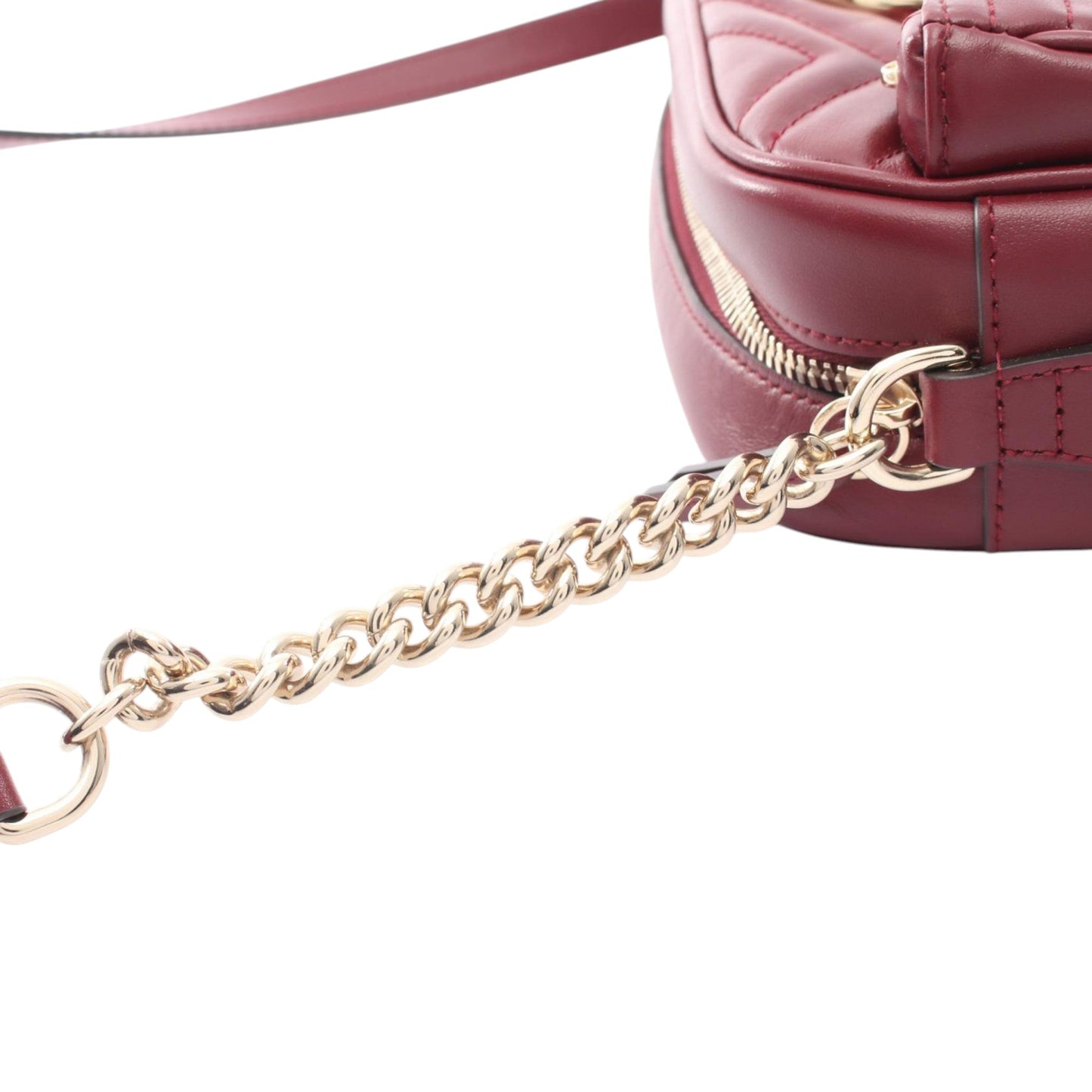 Gucci GG Marmont Matelasse Leather Sphinx Crossbody Bag
