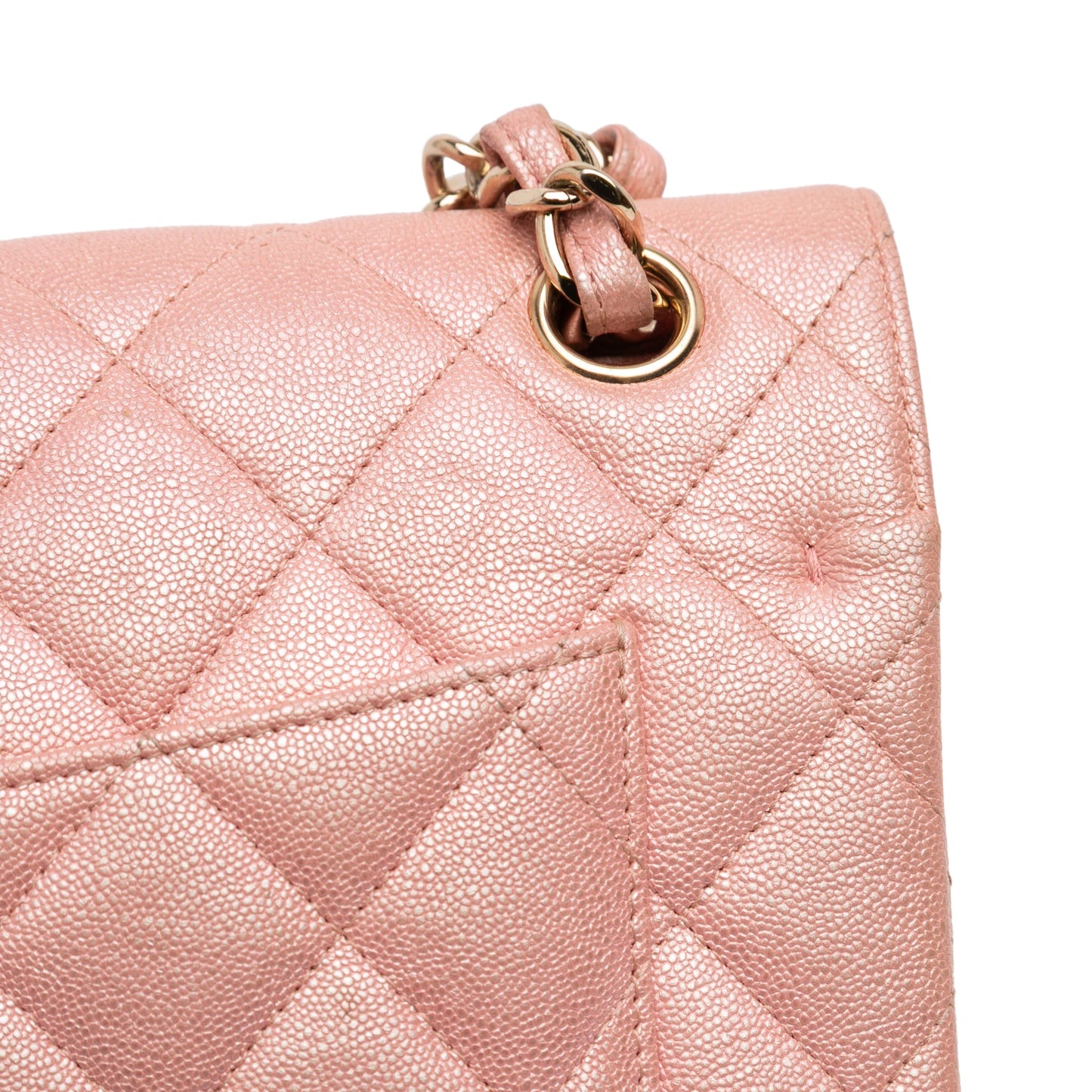 Chanel Jumbo Iridescent Caviar Flap