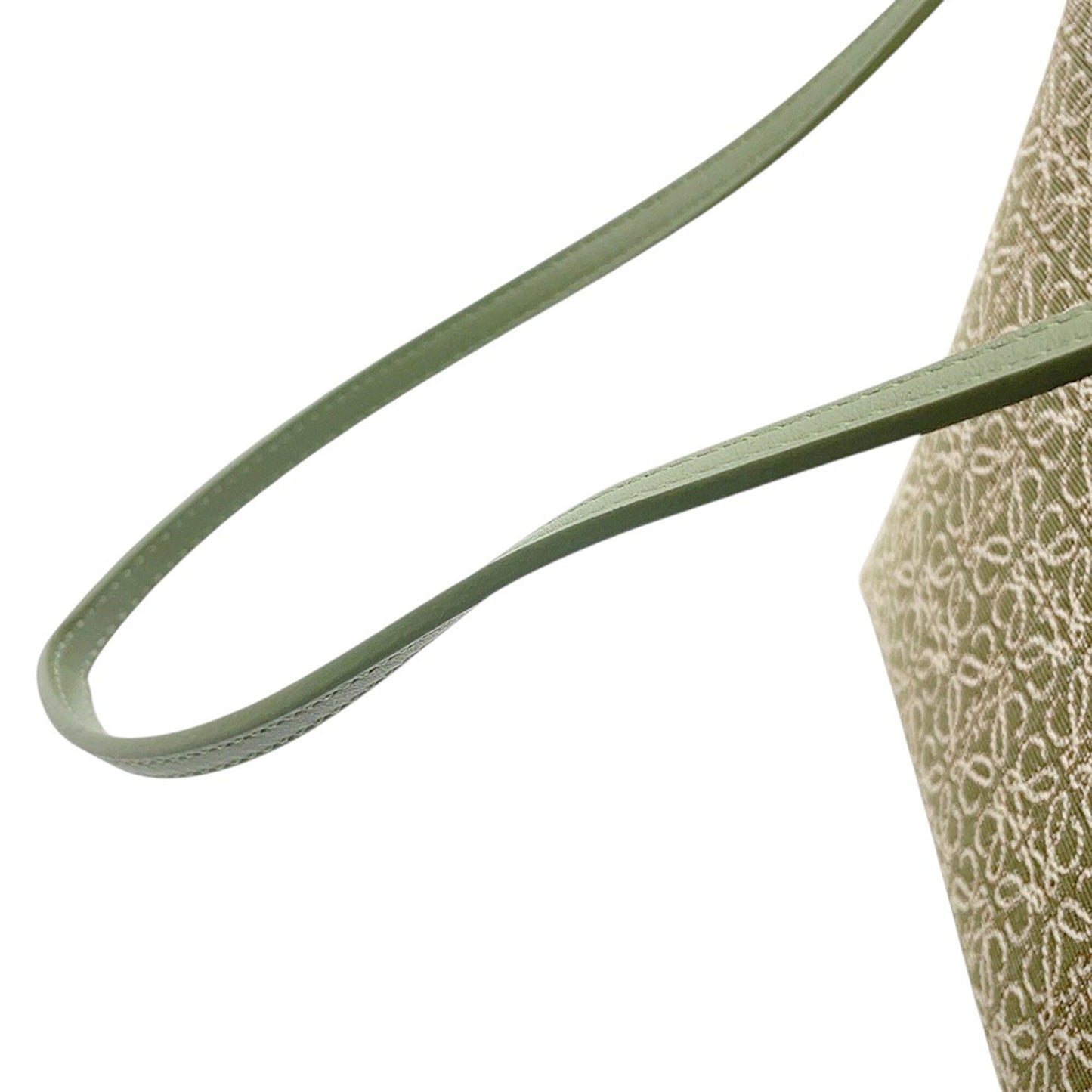 Loewe Anagram Jacquard and Calfskin Square Tote Bag