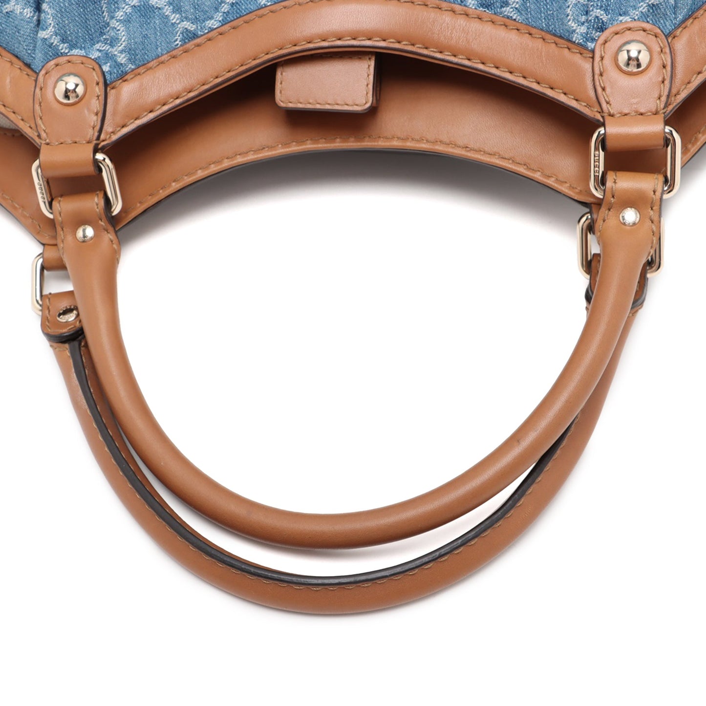 Gucci GG Denim Sukey Tote Bag