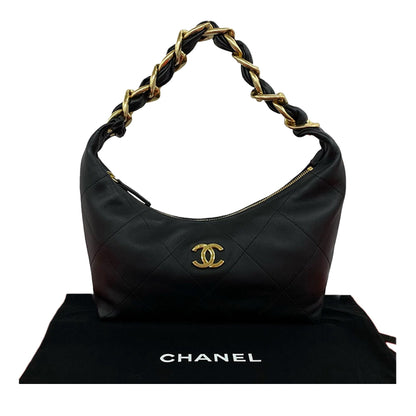Chanel CC Quilted Lambskin Timeless Hobo bag